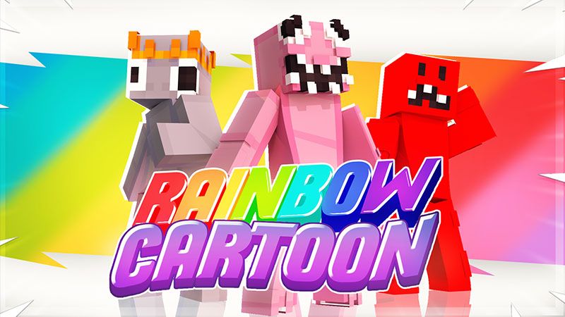 Rainbow Cartoon on the Minecraft Marketplace by Mine-North Rainbow Cartoon on the Minecraft Marketplace by Mine-North