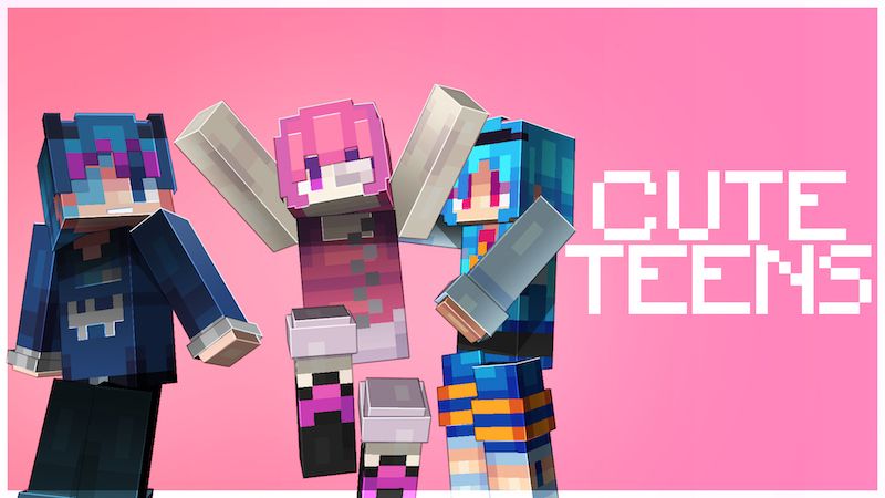 Cute Teens on the Minecraft Marketplace by Block Factory Cute Teens on the Minecraft Marketplace by Block Factory