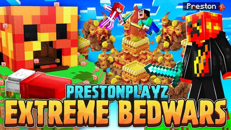 PrestonPlayz Extreme Bed Wars on the Minecraft Marketplace by Meatball Inc