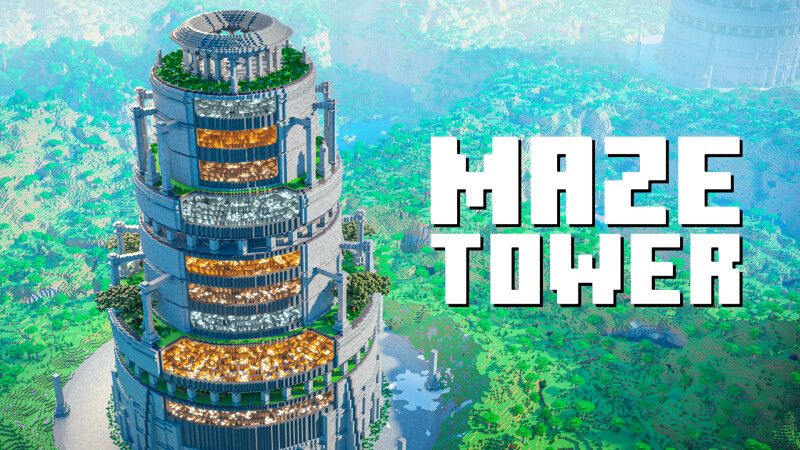 Maze Tower on the Minecraft Marketplace by CrackedCubes Maze Tower on the Minecraft Marketplace by CrackedCubes