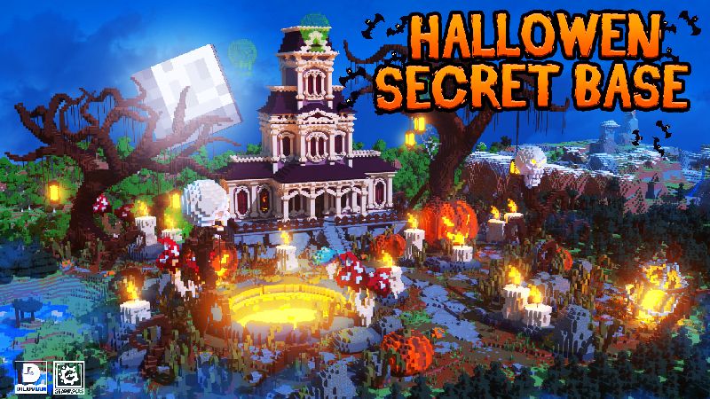 Hallowen Secret Base on the Minecraft Marketplace by Gearblocks Hallowen Secret Base on the Minecraft Marketplace by Gearblocks