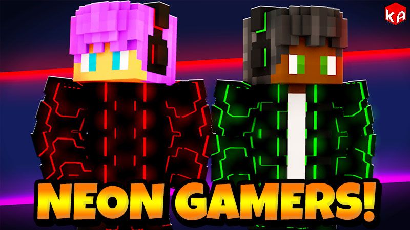 Neon RGB Gamers on the Minecraft Marketplace by KA Studios Neon RGB Gamers on the Minecraft Marketplace by KA Studios