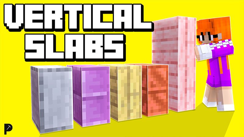 VERTICAL SLABS on the Minecraft Marketplace by Pickaxe Studios VERTICAL SLABS on the Minecraft Marketplace by Pickaxe Studios