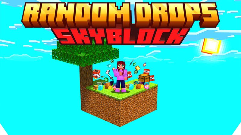 Random Drops Skyblock on the Minecraft Marketplace by Pickaxe Studios Random Drops Skyblock on the Minecraft Marketplace by Pickaxe Studios