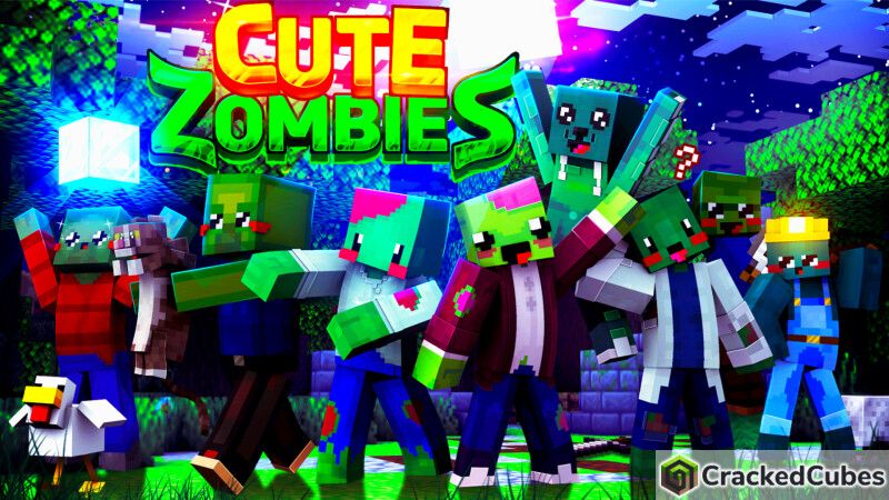 Cute Zombies on the Minecraft Marketplace by CrackedCubes