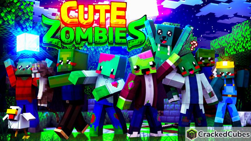 Cute Zombies on the Minecraft Marketplace by CrackedCubes Cute Zombies on the Minecraft Marketplace by CrackedCubes
