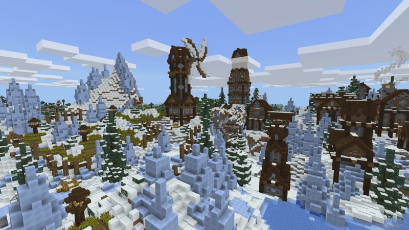 KVASIR, Nordic Village Spawn by Razzleberries