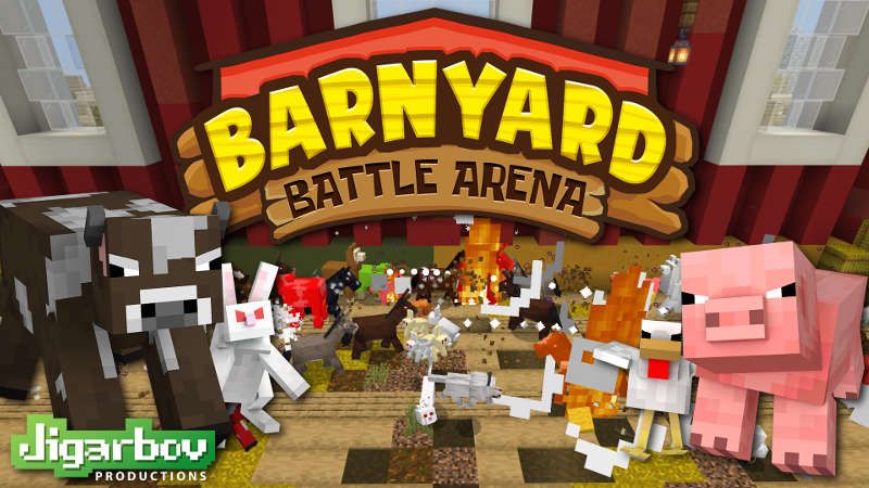Barnyard Battle Arena on the Minecraft Marketplace by Jigarbov Productions Barnyard Battle Arena on the Minecraft Marketplace by Jigarbov Productions