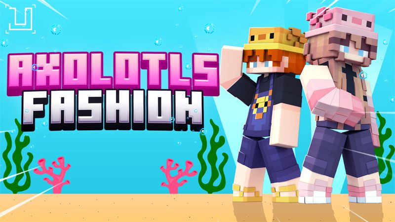 Axolotls Fashion on the Minecraft Marketplace by UnderBlocks Studios Axolotls Fashion on the Minecraft Marketplace by UnderBlocks Studios