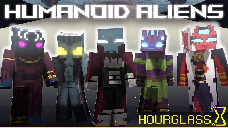 Humaniod Aliens on the Minecraft Marketplace by Hourglass Studios