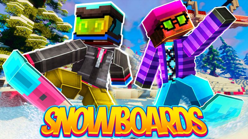 Snowboards on the Minecraft Marketplace by BLOCKLAB Studios Snowboards on the Minecraft Marketplace by BLOCKLAB Studios