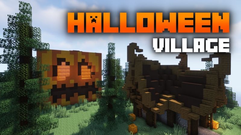 Halloween Village on the Minecraft Marketplace by Fall Studios Halloween Village on the Minecraft Marketplace by Fall Studios