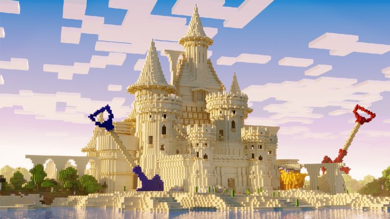 Sand Castle Base on the Minecraft Marketplace by Xmrvizzy