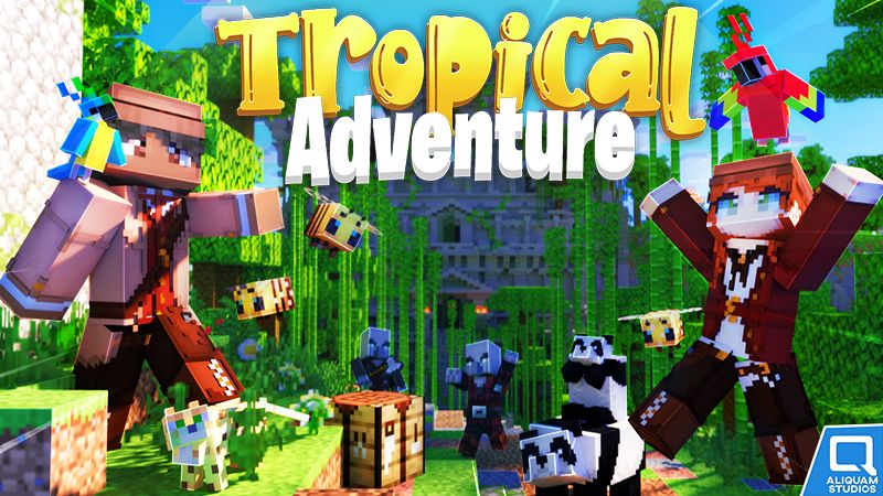 Tropical Adventure on the Minecraft Marketplace by Aliquam Studios