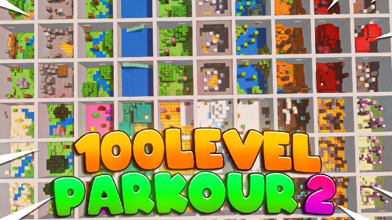 100 Level Parkour 2 on the Minecraft Marketplace by Pixell Studio