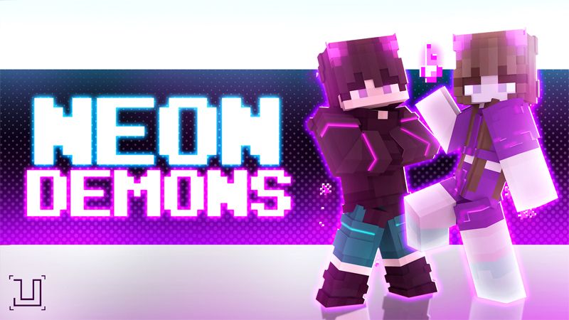 Neon Demons on the Minecraft Marketplace by UnderBlocks Studios Neon Demons on the Minecraft Marketplace by UnderBlocks Studios
