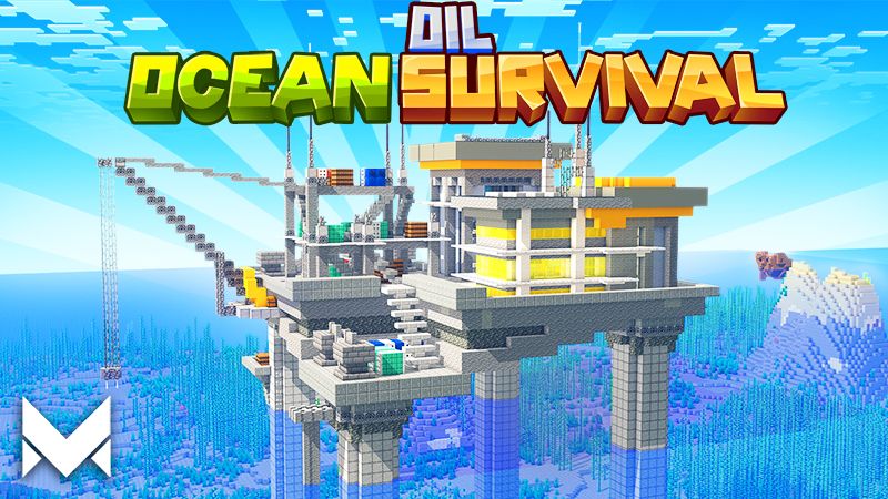 Oil Ocean Survival on the Minecraft Marketplace by MerakiBT