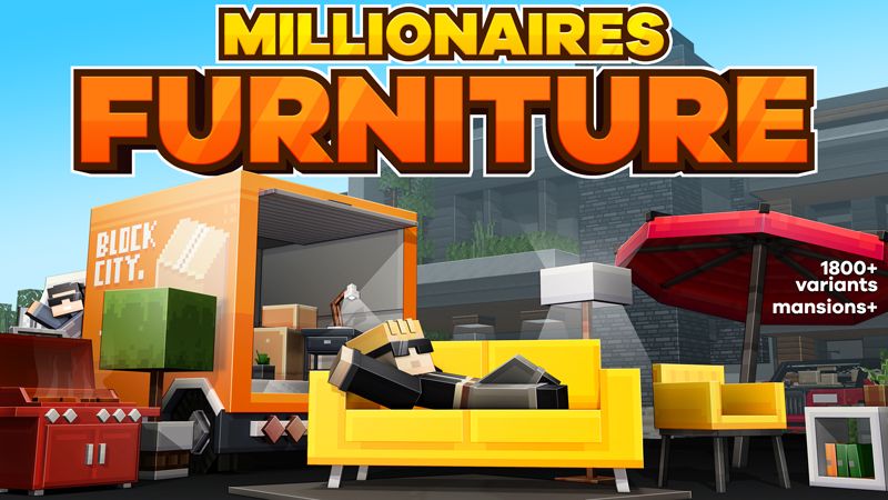 Millionaires Furniture on the Minecraft Marketplace by HorizonBlocks Millionaires Furniture on the Minecraft Marketplace by HorizonBlocks
