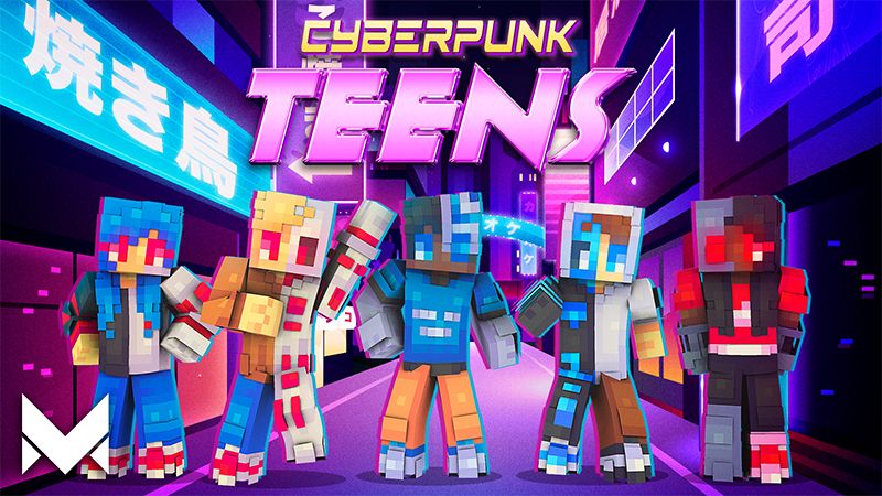 Cyberpunk Teens on the Minecraft Marketplace by MerakiBT Cyberpunk Teens on the Minecraft Marketplace by MerakiBT