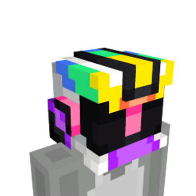 Bulky Rainbow Helmet on the Minecraft Marketplace by Spark Universe