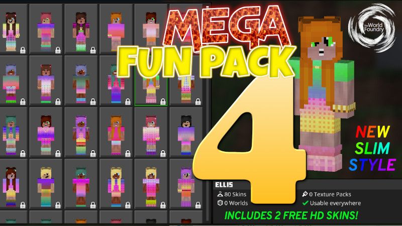 Mega Fun Pack 4 on the Minecraft Marketplace by The World Foundry Mega Fun Pack 4 on the Minecraft Marketplace by The World Foundry