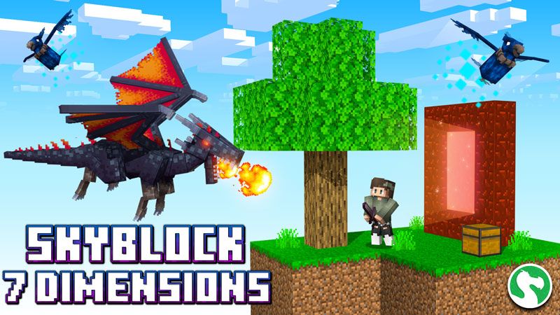 Skyblock 7 Dimensions on the Minecraft Marketplace by Dodo Studios