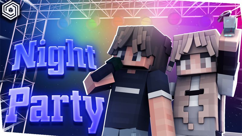 Night Party on the Minecraft Marketplace by UnderBlocks Studios Night Party on the Minecraft Marketplace by UnderBlocks Studios