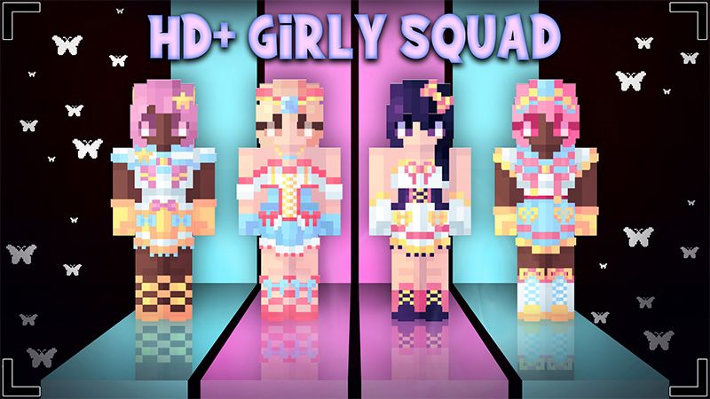 HD Girly Squad on the Minecraft Marketplace by Glowfischdesigns