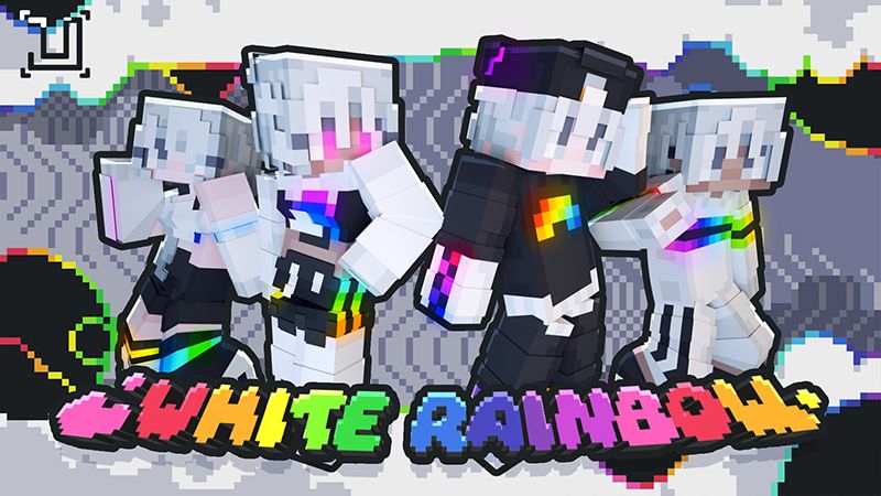 White Rainbow on the Minecraft Marketplace by UnderBlocks Studios