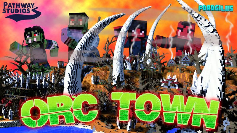 Orc Town on the Minecraft Marketplace by Pathway Studios
