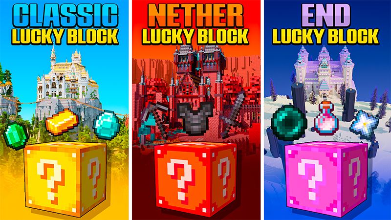 Lucky Block Castles