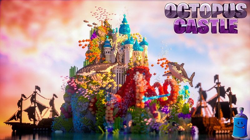 Octopus Castle on the Minecraft Marketplace by Street Studios Octopus Castle on the Minecraft Marketplace by Street Studios