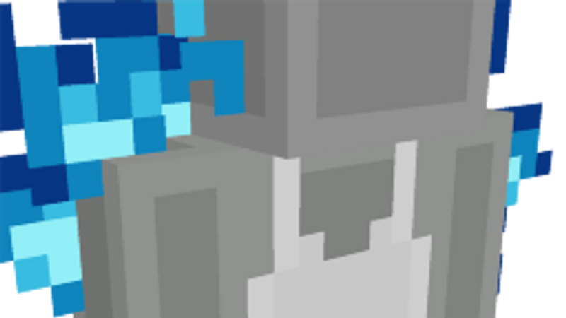 Blue Fire Aura on the Minecraft Marketplace by Panascais