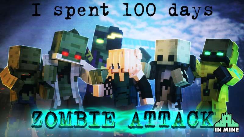 Zombie Attack on the Minecraft Marketplace by In Mine