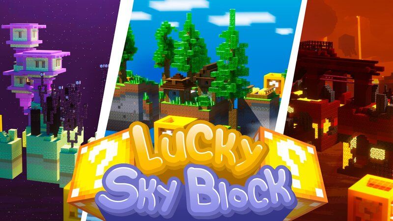 Lucky Skyblock on the Minecraft Marketplace by Dalibu Studios