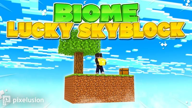 Biome Lucky Skyblock on the Minecraft Marketplace by Pixelusion