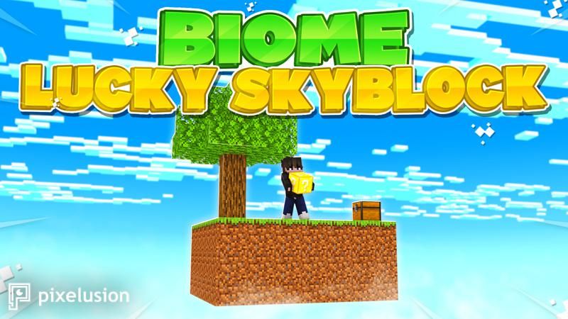 Biome Lucky Skyblock on the Minecraft Marketplace by Pixelusion Biome Lucky Skyblock on the Minecraft Marketplace by Pixelusion