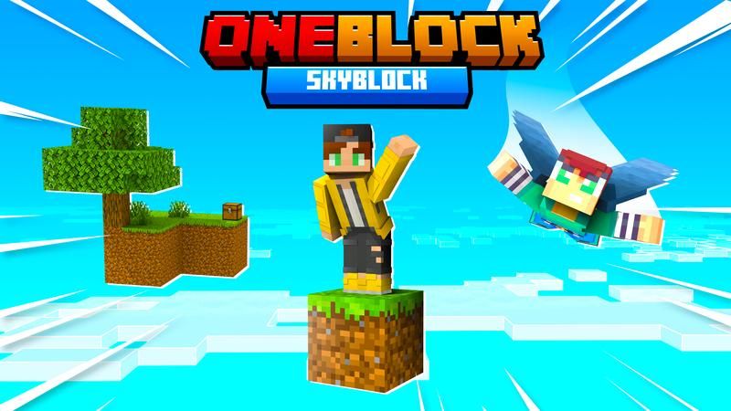 One Block Skyblock on the Minecraft Marketplace by Cubed Creations One Block Skyblock on the Minecraft Marketplace by Cubed Creations