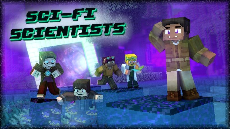 Sci Fi Scientists HD Skin Pack on the Minecraft Marketplace by HearttCore Creations Sci Fi Scientists HD Skin Pack on the Minecraft Marketplace by HearttCore Creations
