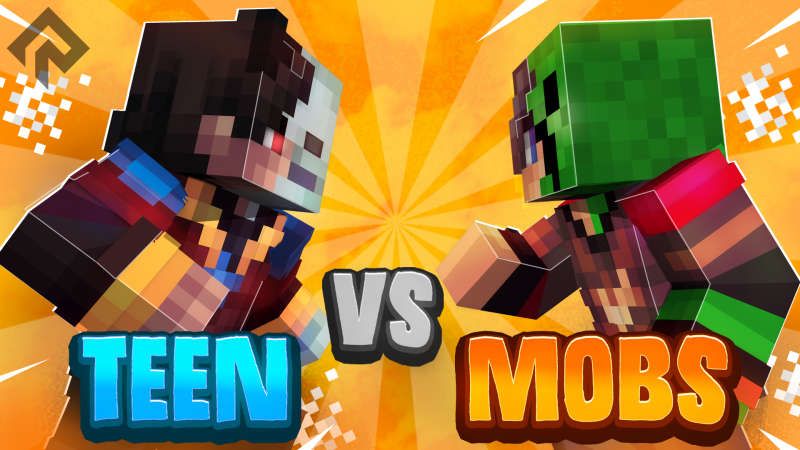 Teen vs Mobs on the Minecraft Marketplace by RareLoot Teen vs Mobs on the Minecraft Marketplace by RareLoot