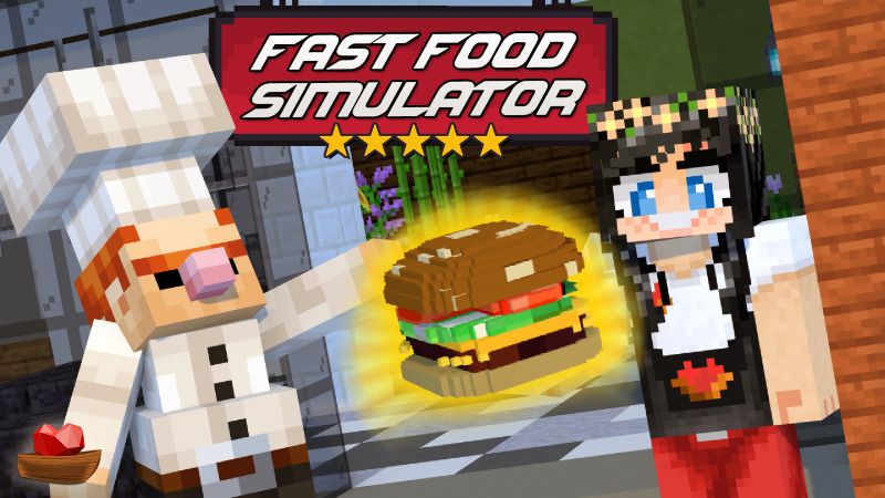 Fast Food Simulator on the Minecraft Marketplace by Lifeboat