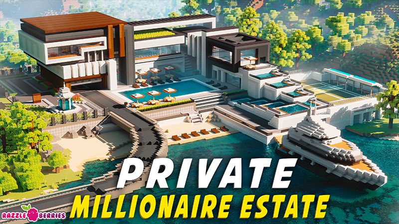 Private Millionaire Estate on the Minecraft Marketplace by Razzleberries