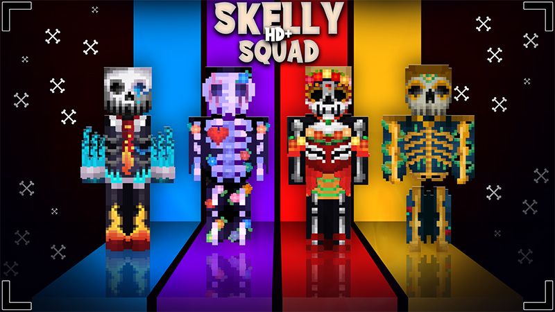 HD Skelly Squad on the Minecraft Marketplace by Glowfischdesigns
