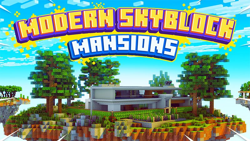 Modern Skyblock Mansions