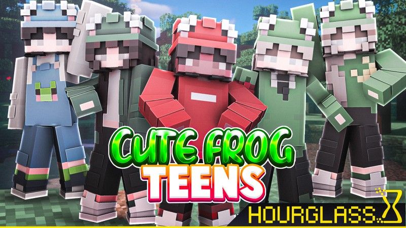 Cute Frog Teens on the Minecraft Marketplace by Hourglass Studios Cute Frog Teens on the Minecraft Marketplace by Hourglass Studios