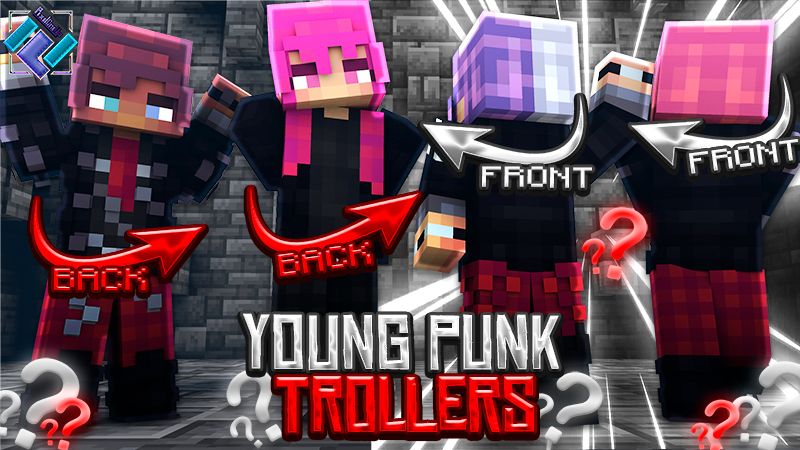 Young Punk Trollers on the Minecraft Marketplace by PixelOneUp