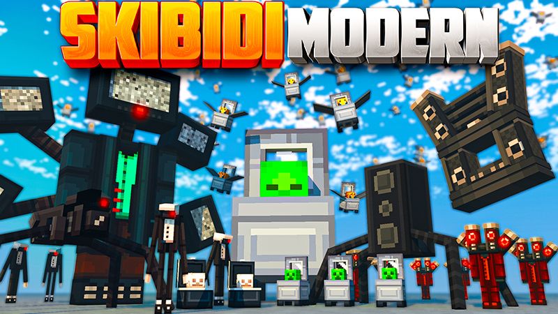 Skibidi Modern Textures on the Minecraft Marketplace by Heropixel Games