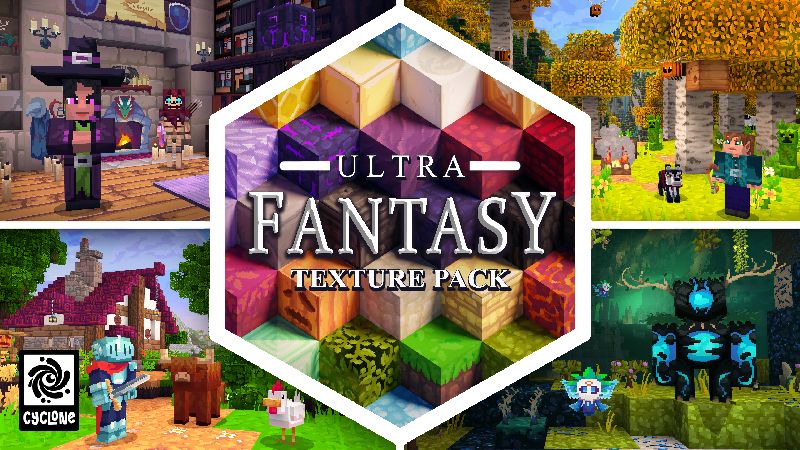 Ultra Fantasy Texture Pack on the Minecraft Marketplace by Cyclone Ultra Fantasy Texture Pack on the Minecraft Marketplace by Cyclone