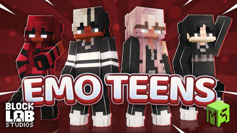 Emo Teens on the Minecraft Marketplace by BLOCKLAB Studios Emo Teens on the Minecraft Marketplace by BLOCKLAB Studios