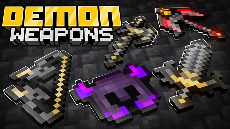 Demon Weapons on the Minecraft Marketplace by Cubed Creations